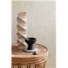 Papel pintado efecto tejido de fibras beige claro · Rasch Noble Zen 435436