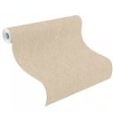papel pintado japandi de efecto fibras naturales color beige · Rasch Noble Zen 435443