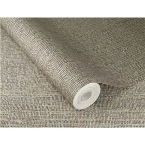 Wallpaper Woven Fiber Effect Beige With Grey Tones 2