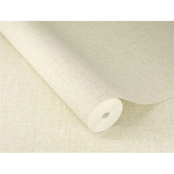 Papel pintado imitación lino beige cremoso · Rasch Noble Zen 435634