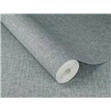 Wallpaper Linen Effect Grayish Blue · Rasch Noble Zen 435658