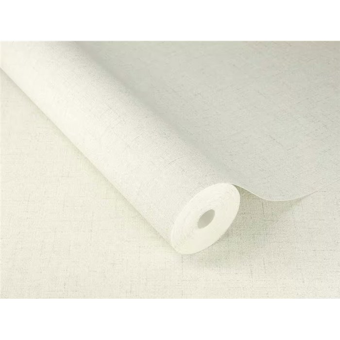 Papier peint imitation lin en blanc cassé · Rasch Noble Zen 435672