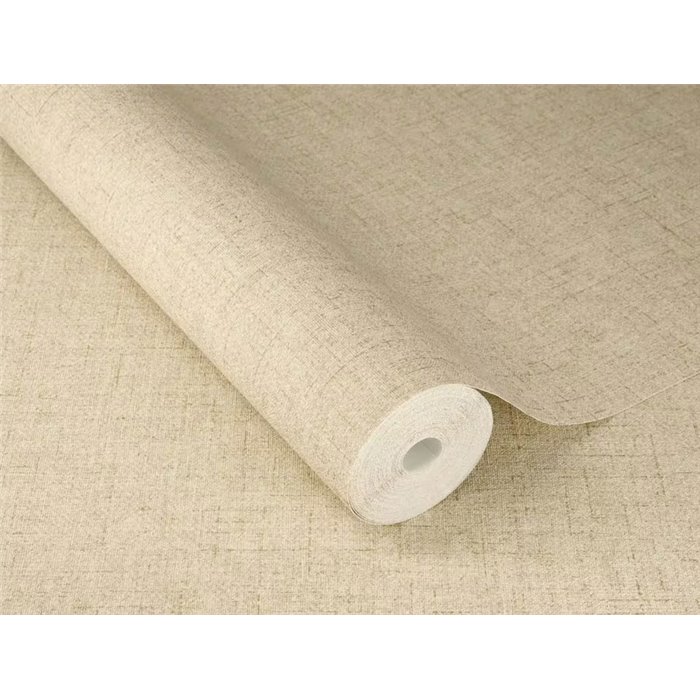 Wallpaper Linen Effect Beige · Rasch Noble Zen 435689