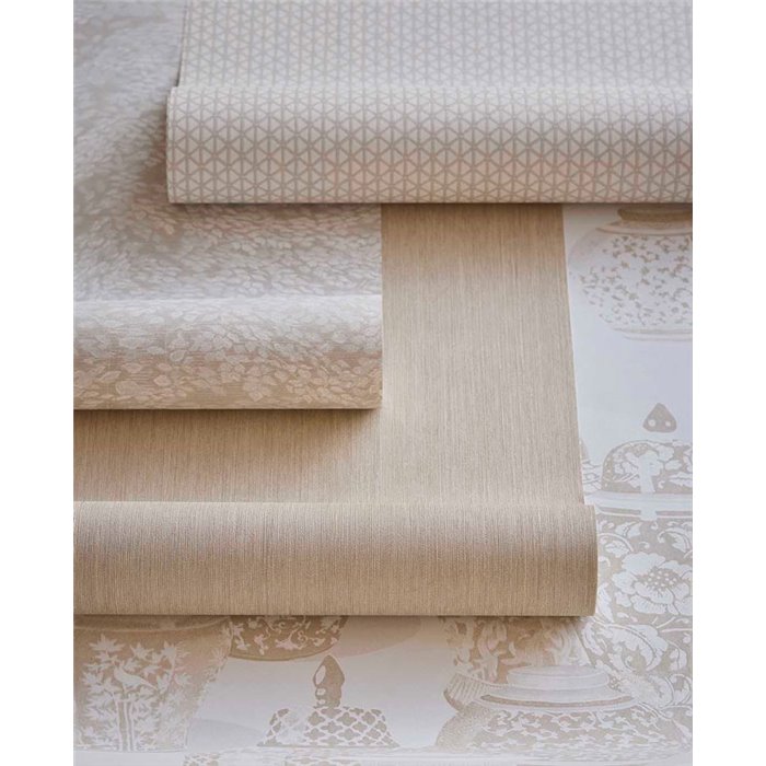 Orientalische Tapete Mit Vasen- Und Blumenmuster In Hellen Beige-Tönen · Eijffinger Magnifique 351211