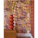 Oriental Wallpaper With Vases And Floral Patterns In Beige · Eijffinger Magnifique 351213
