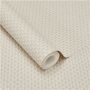 Wallpaper Modern Geometric Triangle Pattern Light Beige