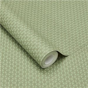 Modern Geometric Green Wallpaper