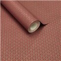 Wallpaper Timeless Geometric In Terracotta Red · Eijffinger Magnifique 351225