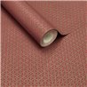 Papel pintado atemporal geométrico en rojo terracota