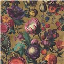 Wallpaper Baroque Floral Multicolor on Gold Background · Eijffinger Magnifique 351234
