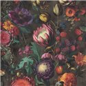Barocke Tapete mit bunten Blumen und Früchten · Eijffinger Magnifique 351236