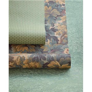 Timeless Forest Wallpaper With Leaves In Green And Brown... 2