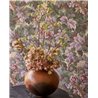 papier peint romantique à feuilles et fleurs dans les tons vert et violet · Eijffinger Magnifique 351244