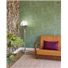 Romantische Blätter Und Blumen Tapete In Grün- Und Violetttönen · Eijffinger Magnifique 351244