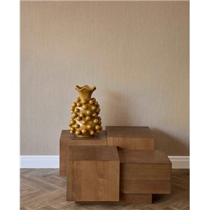 Papier peint moderne effet textile beige clair 2