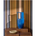 Modern Striped Wallpaper Multicolored Earth Tones and Blues · Eijffinger Magnifique 351260
