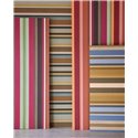 Modern Striped Wallpaper Multicolored Earth Tones and Blues · Eijffinger Magnifique 351260