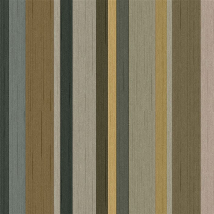 Wallpaper Contemporary Striped With Textile Effect Multicolored · Eijffinger Magnifique 351261