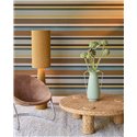 Wallpaper Contemporary Striped With Textile Effect Multicolored · Eijffinger Magnifique 351261