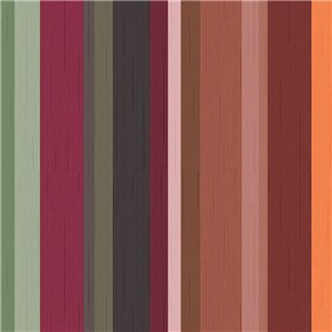 Papel pintado moderno de rayas multicolores vibrantes