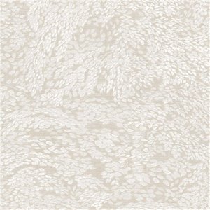 Timeless Subtle Leaf Pattern Wallpaper In Light Beige
