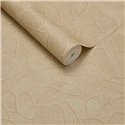 Papel pintado efecto mosaico beige arena · Eijffinger Calm Crafted 363213