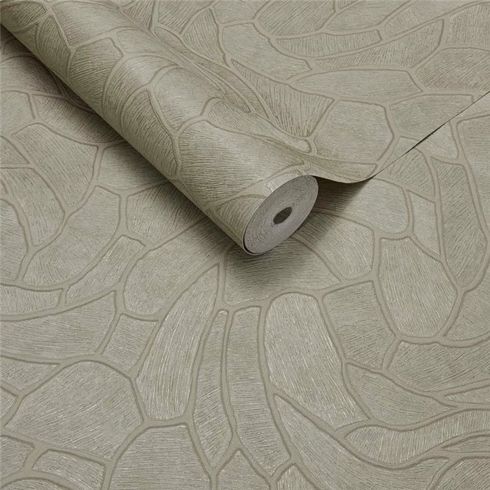 Papel pintado efecto piedra gris claro · Eijffinger Calm Crafted 363218