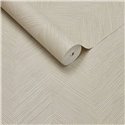 Papier peint zigzag blanc crème · Eijffinger Calm Crafted 363232