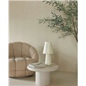 Papel pintado zigzag blanco crema · Eijffinger Calm Crafted 363232