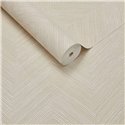 Papel pintado de espiga de lineas finas blanco crema · Eijffinger Calm Crafted 363233