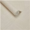 Papier peint à motif chevrons lignes fines blanc crème