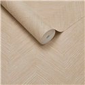 Tapete Chevron Muster Sandbeige · Eijffinger Calm Crafted 363234