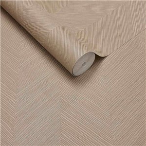 Wallpaper Geometric Chevron Pattern Sand Beige