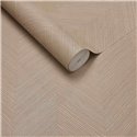 Tapete Geometrisches Chevron-Muster Sandbeige · Eijffinger Calm Crafted 363235