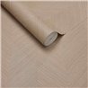 Papel pintado diseño geométrico chevron beige arena