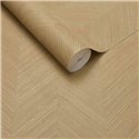 Moderne Tapete Geometrisches Chevron-Muster Sandbeige · Eijffinger Calm Crafted 363237