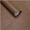 Wallpaper Herringbone Design Coppery Brown