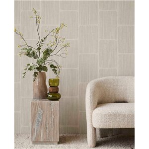 Modern Geometric Off-White Wallpaper 2