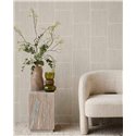 Modern Geometric Off-White Wallpaper · Eijffinger Calm Crafted 363252
