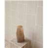 Modern Geometric Off-White Wallpaper · Eijffinger Calm Crafted 363252