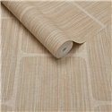 Tapete Modern Geometrisches Textil-Effekt Sandbeige · Eijffinger Calm Crafted 363253