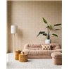 Tapete Modern Geometrisches Textil-Effekt Sandbeige · Eijffinger Calm Crafted 363253