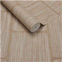 Modern Geometric Wallpaper with Textile Effect Sand Beige · Eijffinger Calm Crafted 363255