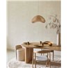 Tapete mit Wellenmuster Cremeweiß · Eijffinger Calm Crafted 363271