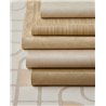 Papel pintado minimalista de líneas curvas blanco crema · Eijffinger Calm Crafted 363273