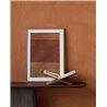 Papier peint moderne à ondes couleur terre cuite · Eijffinger Calm Crafted 363275
