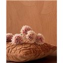 Papel pintado moderno de ondas terracota · Eijffinger Calm Crafted 363275