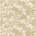 Botanical Beige and White Leaf Wallpaper · Casamance Tressora 76900100