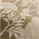 Papier peint botanique feuilles et arbres vert kaki · Casamance Tressora 76900202