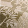 Papier peint botanique feuilles et arbres vert kaki · Casamance Tressora 76900202